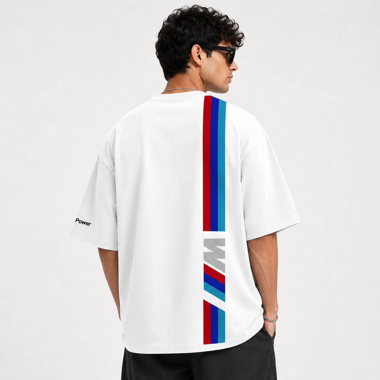 BMW High Density White Oversized T-Shirt