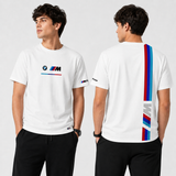 BMW High Density White Half Sleeve T-Shirt