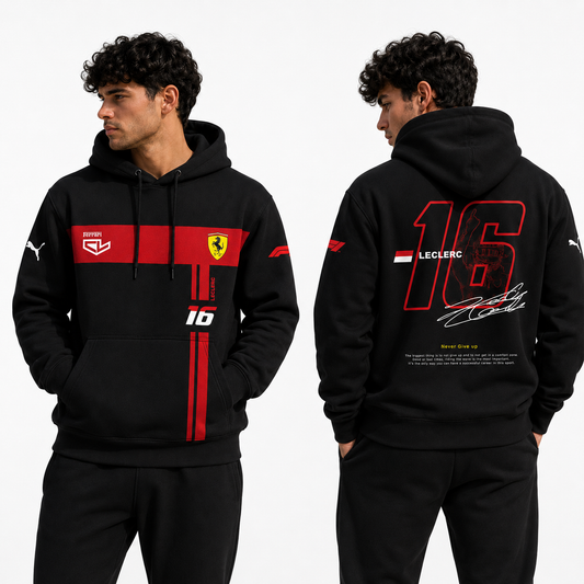 Motorsport Ferrari Leclerc 16 Hoodie