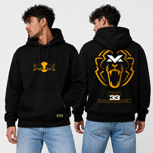 Max Gold Foil Black Hoodie