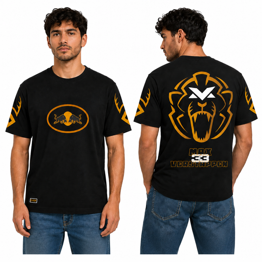 Max-Gold Foil Motorsport T-Shirt