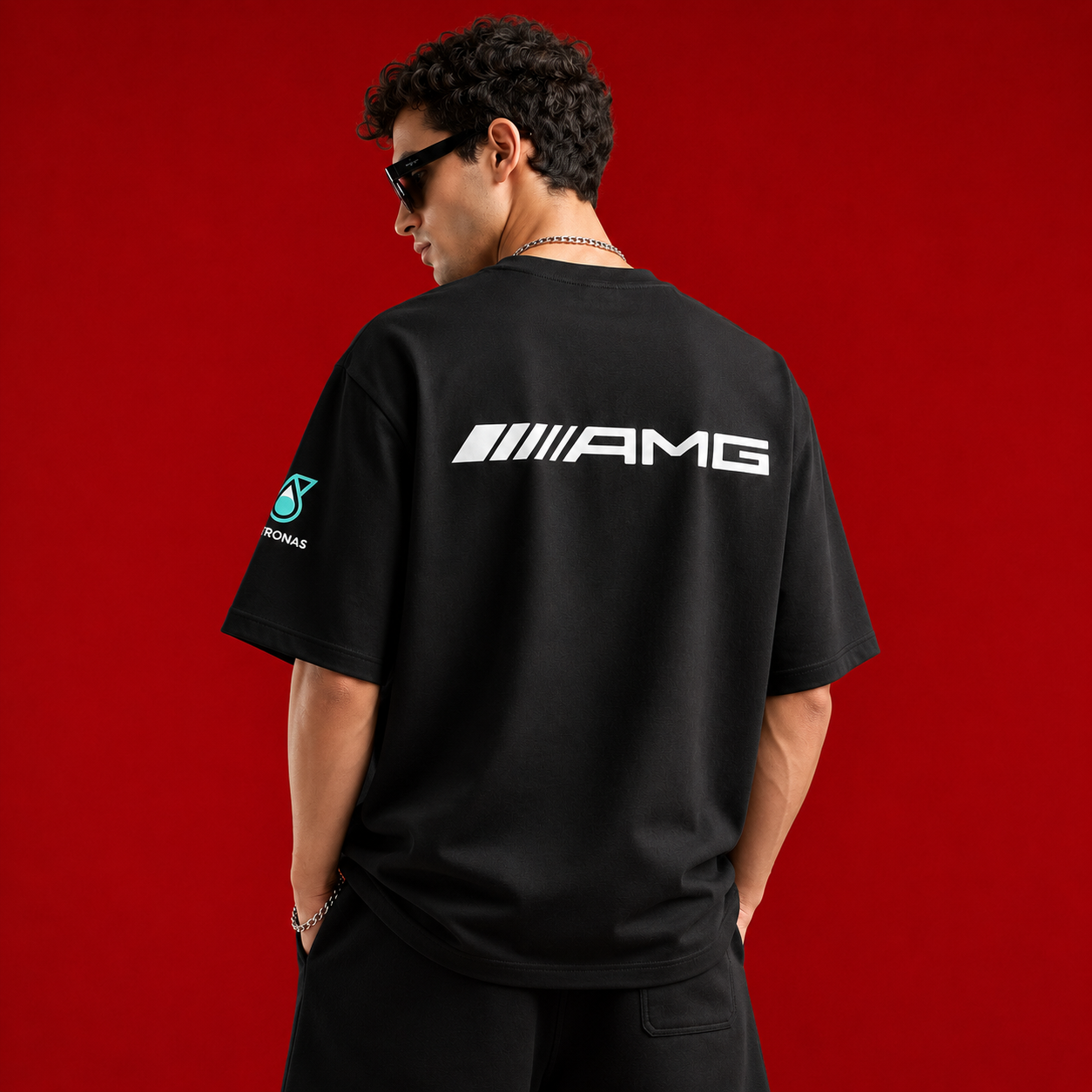 Benz High Density Black Oversized T-Shirt