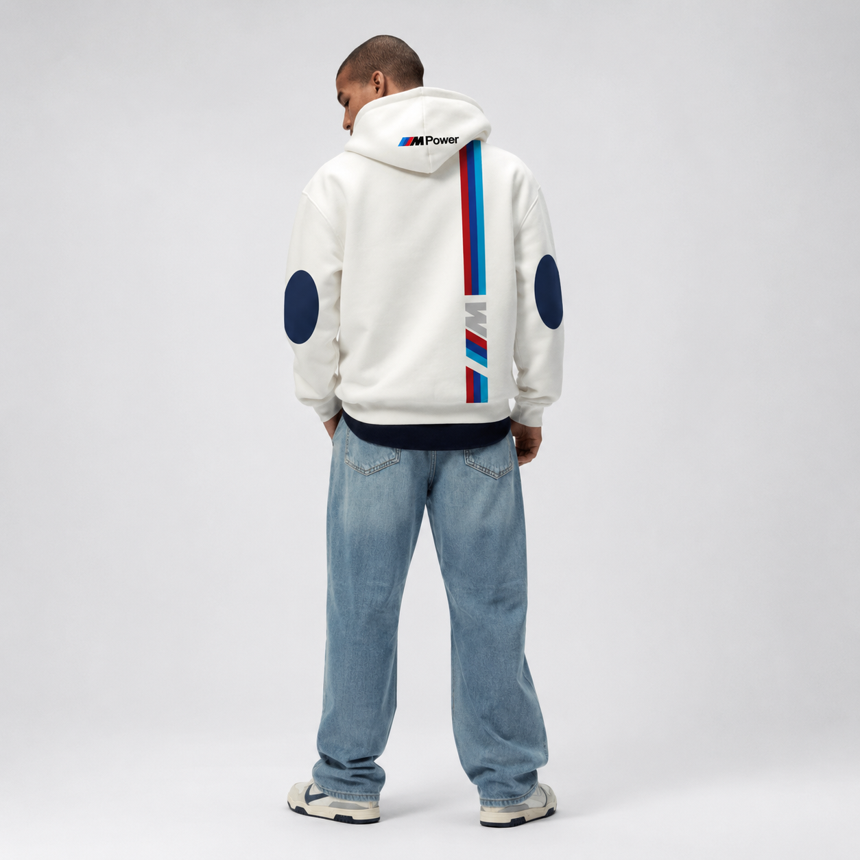 BMW High Density White Hoodie