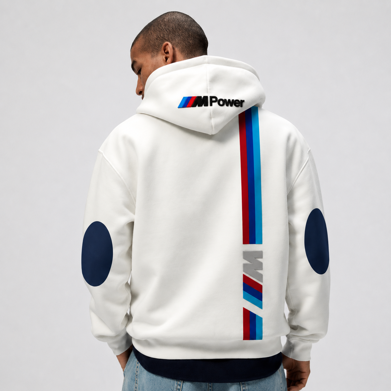 BMW High Density White Hoodie