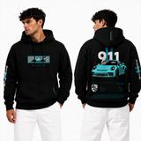 Porsche 911 Motorsport Black Hoodie