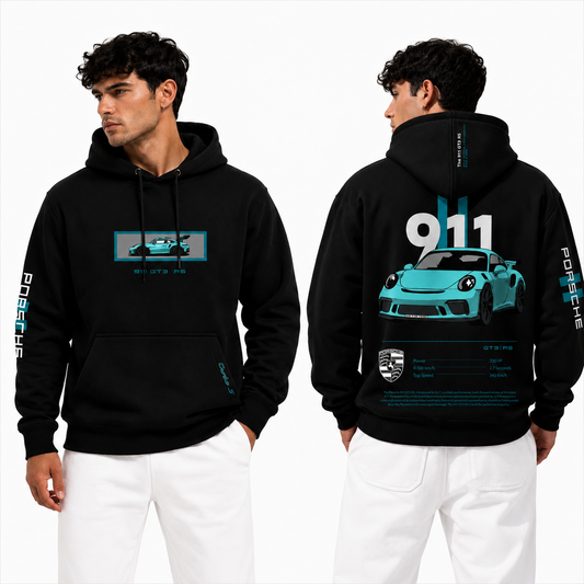 Porsche 911 Motorsport Black Hoodie