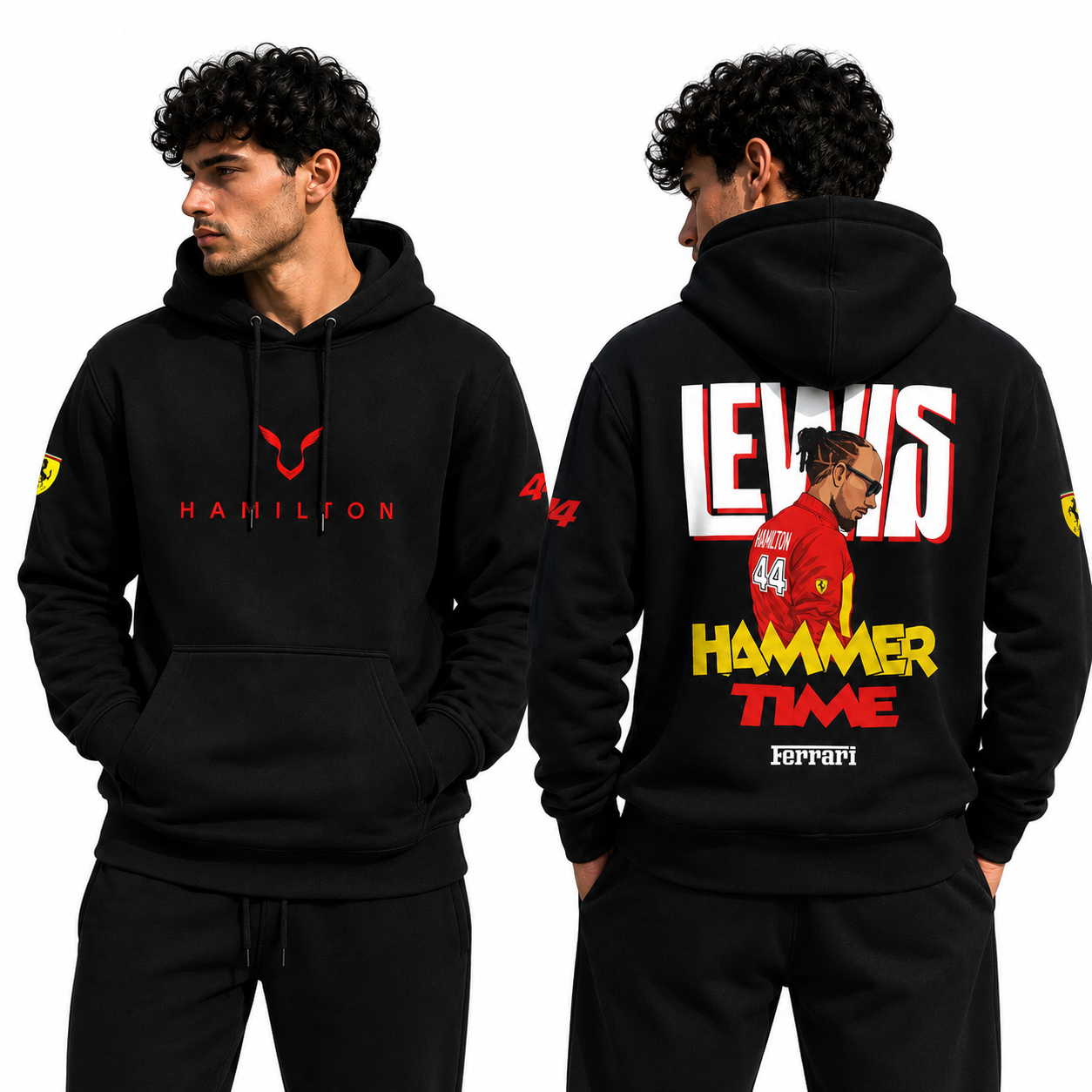 Rag Lewis Hammer-Time Black Hoodie