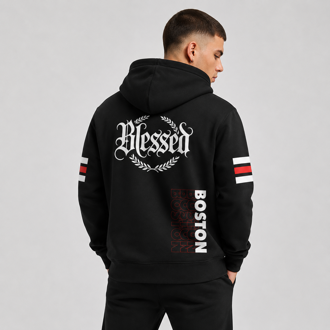 Rag Freestyle Black Hoodie