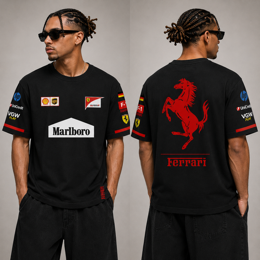 Ferrari-Scuderia Half Sleeve T-Shirt